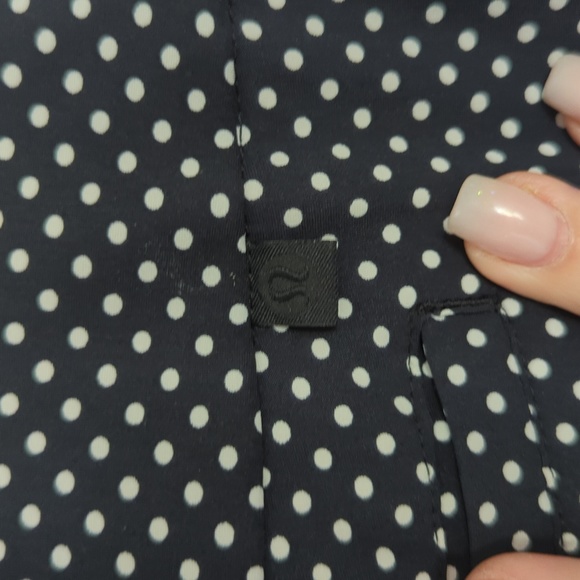 Lululemon Departure Pant 6 small medium light polka dot walking workout - Picture 2 of 5